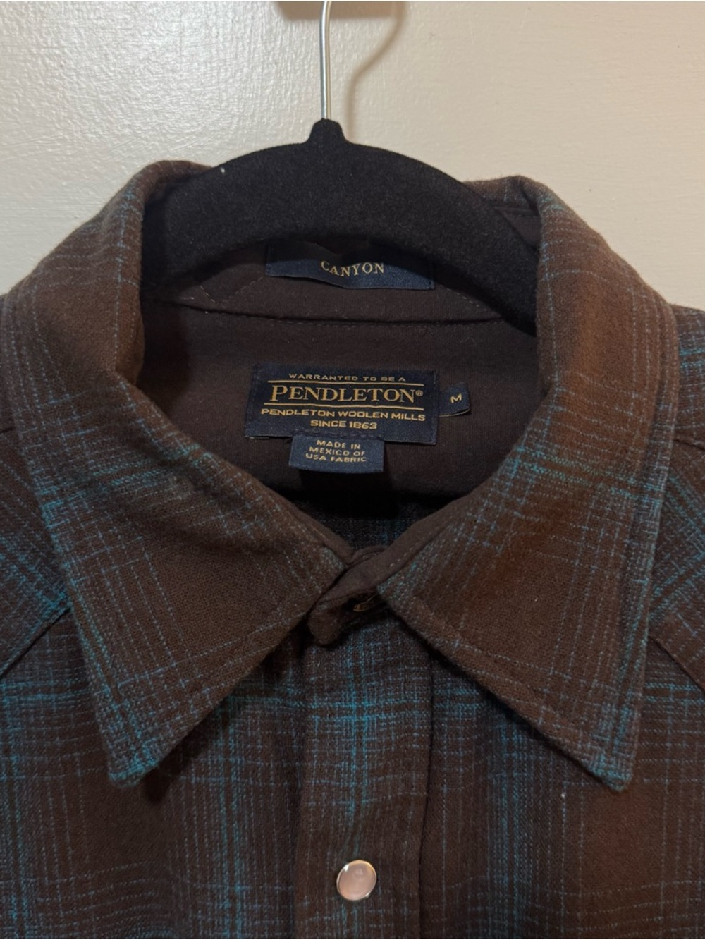 Pendleton Canyon Pearl Snap Shirt Men’s Size medium Multicolor - Picture 4 of 8